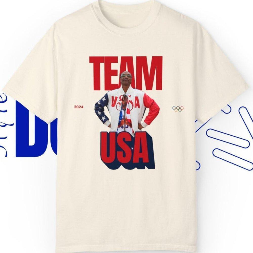 2024 Paris Olympics Team Usa Snoop Dogg Family Group Shirt Gift Souvenir Shirt